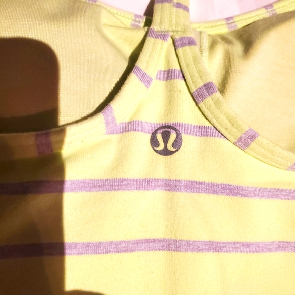 74. 🍋  Lululemon Neon Yellow Tank 🍋 - Picture 4 of 5